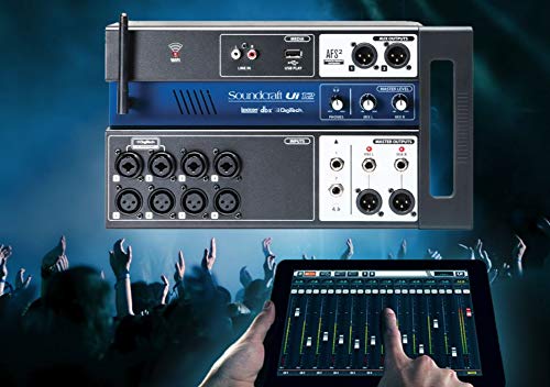 Soundcraft Ui12 12-Channel Remote-Controlled Digital Mixer - Black